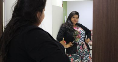 Há vinte e cinco anos a loja Cleópatra vende moda plus size em Vilhena. Foto_ Ingridy Baldez
