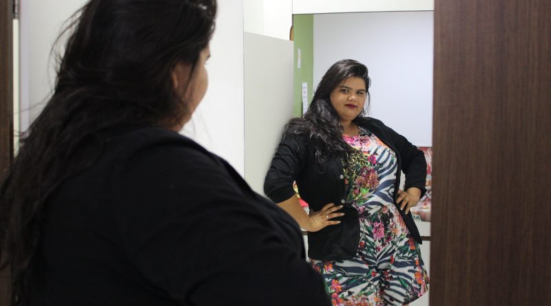 Há vinte e cinco anos a loja Cleópatra vende moda plus size em Vilhena. Foto_ Ingridy Baldez