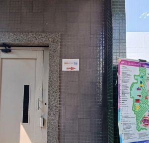 Corredor que leva até a PROCEA. Foto: Felipe Nascimento.